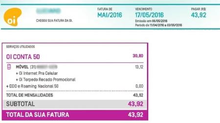 Operadora não enviou faturas para clientes em Minas