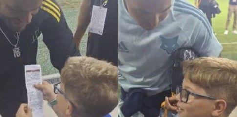 Vídeo: cruzeirense mirim ora por Dudu e Hulk, estrelas de Atlético e Cruzeiro