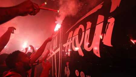 Organizada do Atlético planeja 'rua de fogo' contra o Cuiabá no sábado (23) na Arena MRV