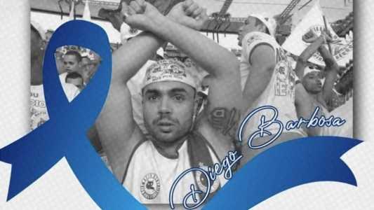 Organizada lamentou a morte de Diego Barbosa