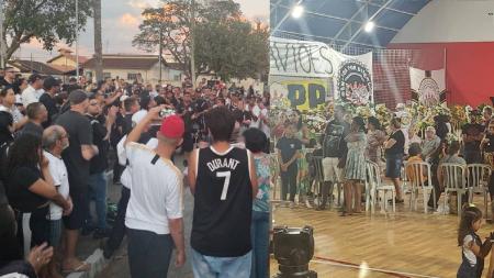 Organizadas lotam velório de torcedores do Corinthians no interior de São Paulo