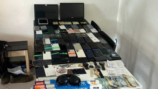 Os 66 aparelhos foram encontrados em um hotel, na República, centro de SP.