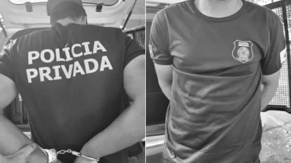Gêmeos presos usando camisas da 'Polícia Privada' não resistiram à abordagem, afirma mãe