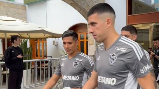 Os jogadores do Atlético fizeram a última atividade antes do duelo contra o Alianza