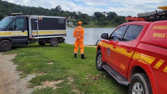 Os militares acharam o corpo com cerca de 50 minutos de trabalhos de mergulho