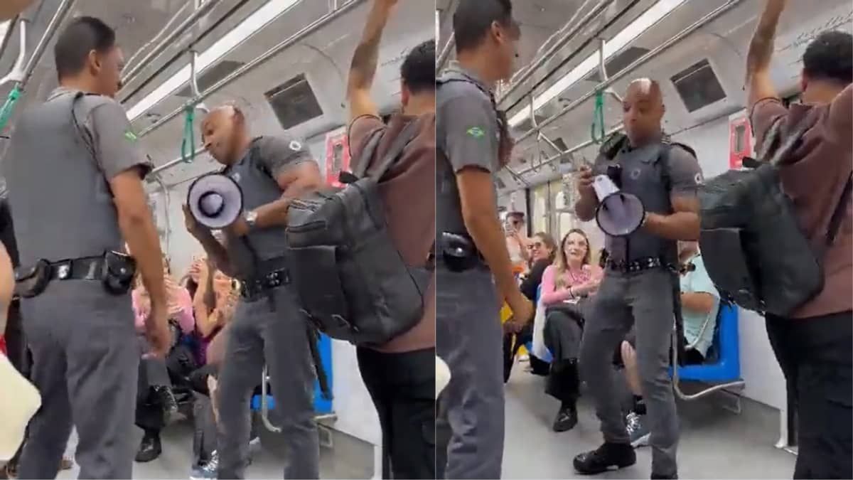 Vídeo: seguranças dançam música de Bruno Mars no metrô e viralizam nas redes sociais