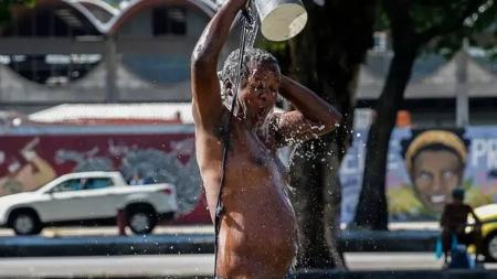 Os termômetros ainda podem chegar aos 38°C nesta segunda-feira (25)