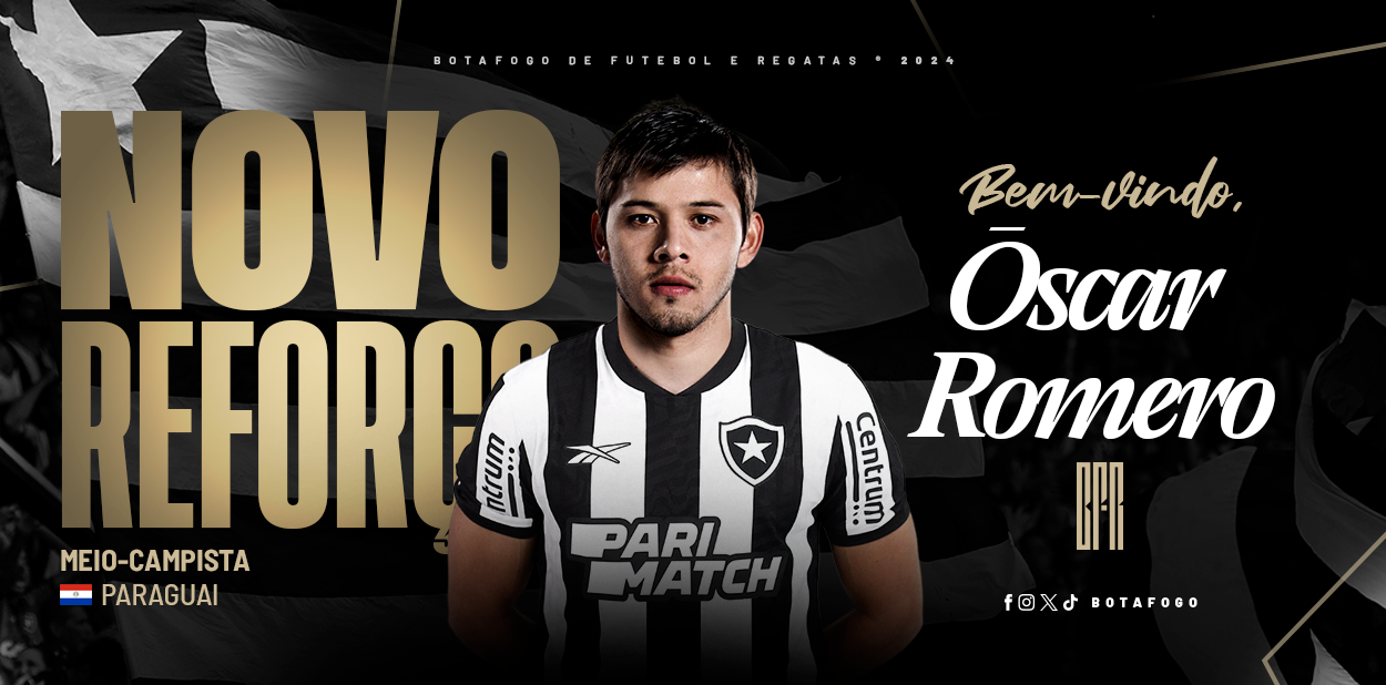 Botafogo anuncia Óscar Romero, ex-Boca Juniors, como 11º reforço do ano