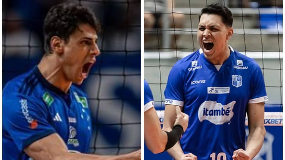 Cruzeiro x Minas: centrais assumem protagonismo nos ataques e bloqueios