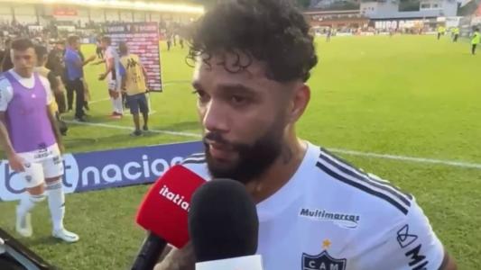 Otávio voltou a ser titular, neste domingo (12), na derrota do Atlético em São João del-Rei