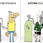 Charge do Duke: ozonioterapia x situação do América no Brasileiro