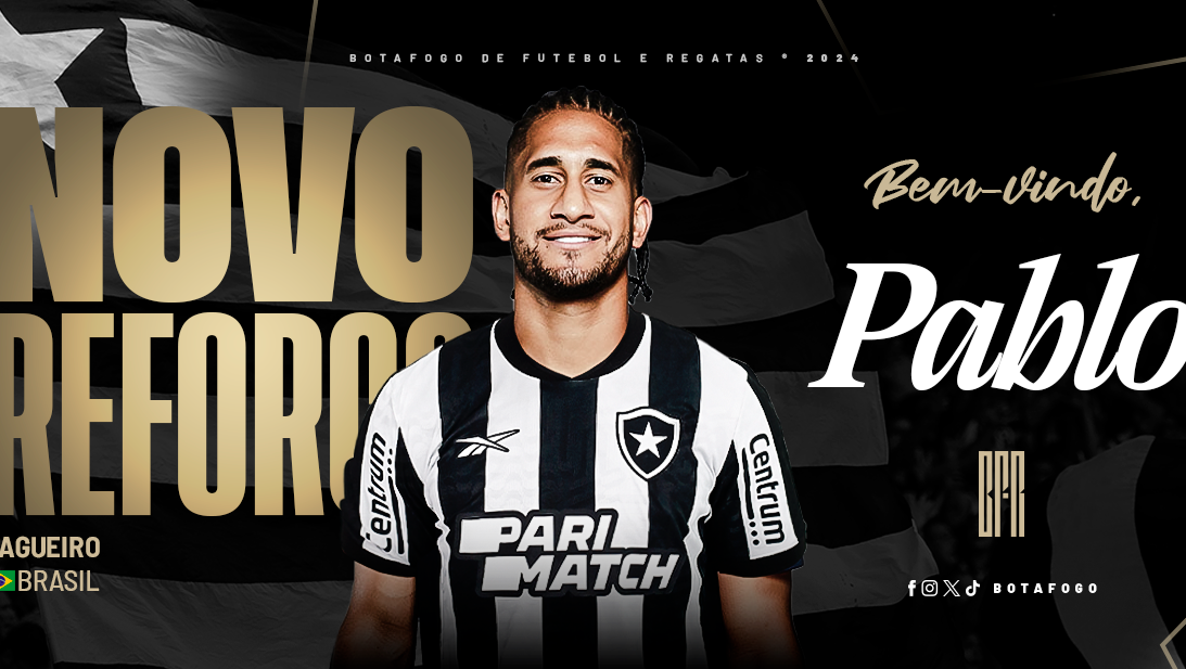 Botafogo anuncia empréstimo do zagueiro Pablo junto ao Flamengo