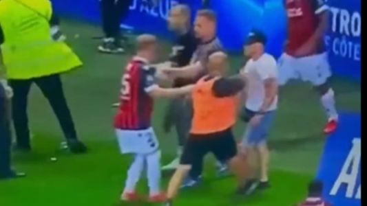 Pablo Fernandez acertou soco em torcedor do Nice na França