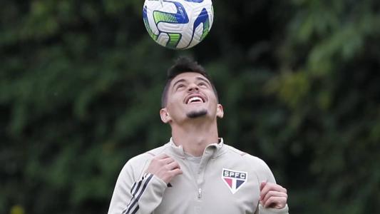 Pablo Maia foi um dos que treinaram pelo São Paulo de olho no Sport pela Copa do Brasil