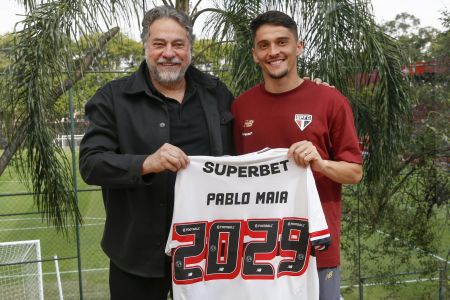 Pablo Maia tinha contrato até 2027 antes da renovação com São Paulo