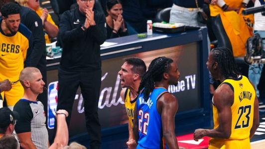 T. J. McConnell foi um dos destaques dos Pacers na vitória sobre o Thunder no jogo 3 das finais da NBA em 2025