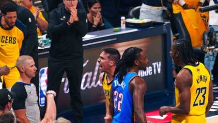 T. J. McConnell foi um dos destaques dos Pacers na vitória sobre o Thunder no jogo 3 das finais da NBA em 2025