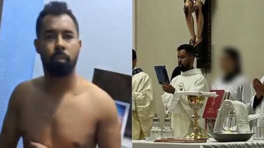 Padre flagrado com noiva de fiel em paróquia se justifica em áudio: 'Queria tomar banho'