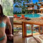 Nova namorada de Belo se hospeda em mansão luxuosa em Trancoso (BA)