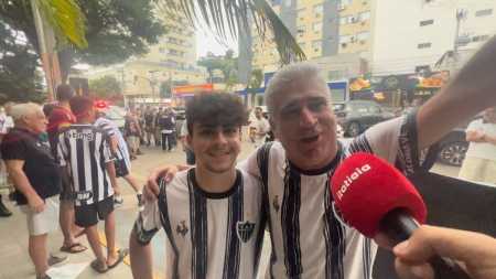 Pai e filho viajaram mil quilômetros para ver o Atlético