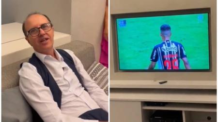 Pai pede televisão para assistir jogo do Atlético no casamento da filha