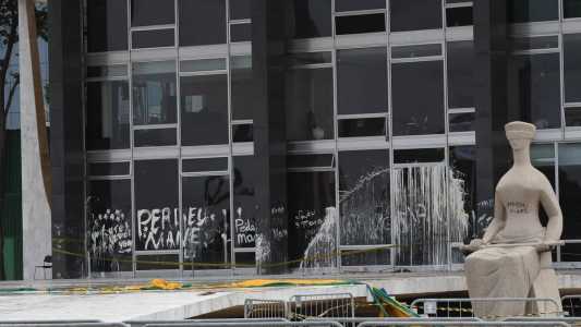Palácio do Supremo foi destruído por ação de bolsonaristas no dia 8 de janeiro