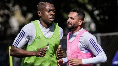 Palacios já treinou na Toca da Raposa II, em BH, nesta quarta-feira (5)