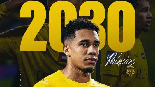 Brahian Palacios anunciado como reforço do Al-Wasl, com contrato até 2030