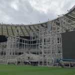 Atlético: palco para o show de Luan Santana já está montado no Mineirão; veja imagens