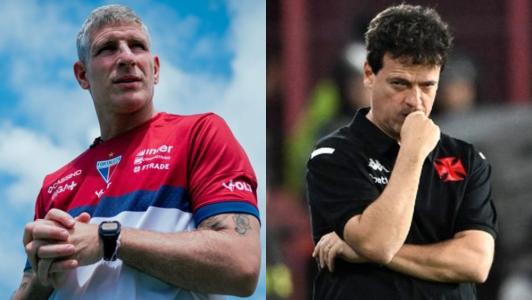 Martín Palermo e Fernando Diniz se enfrentam nesta quarta-feira (15), no Castelão