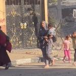 Palestinos fogem de Gaza após alerta do Exército de Israel