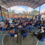 PM faz palestra sobre violência doméstica em aldeia indígena