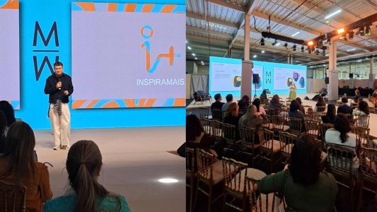 Walter Rodrigues, estilista e consultor de design de produto e Angélica Coelho, designer de moda no Minas Trend 2025