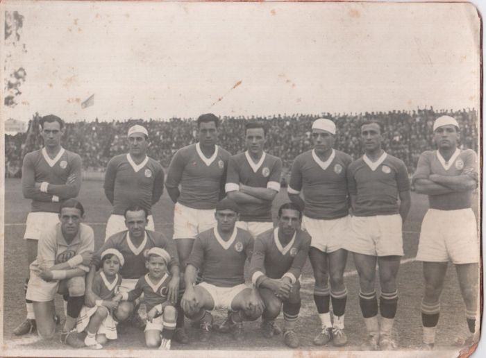 Equipe do Palmeiras tricampeã paulista em 1934 Equipe do Palmeiras tricampeã paulista em 1934