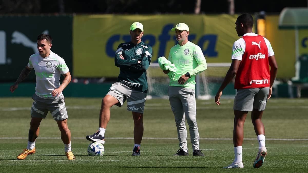 Palmeiras deve ter força máxima contra Fortaleza; veja como foi o treino