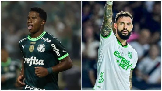 Palmeiras e América se enfrentam nesta quarta-feira (28) em São Paulo