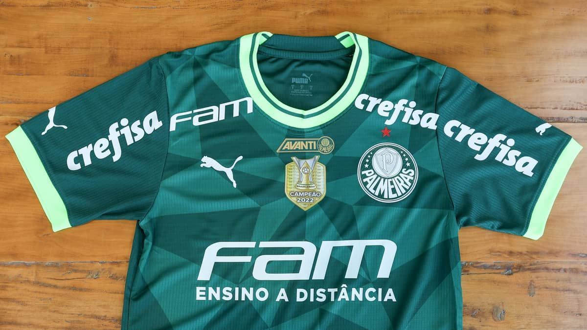 Mudou de patrocinador? Palmeiras estampará outra marca contra Botafogo
