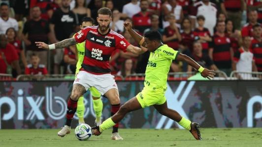Palmeiras foi dominado pelo Flamengo no Maracanã