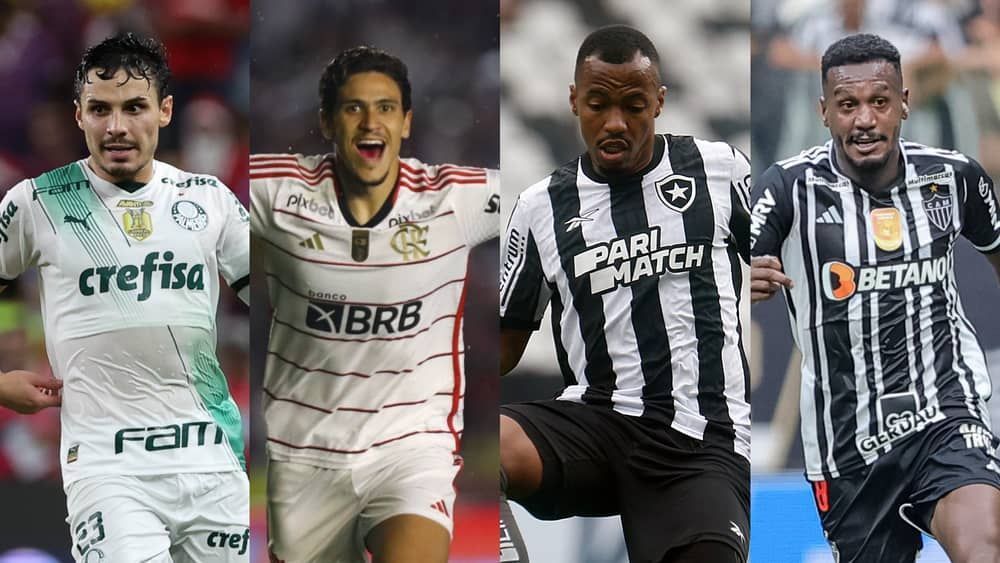 Palmeiras, Flamengo, Botafogo e Atlético: as chances de título no Brasileiro