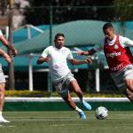 Palmeiras treina com três desfalques de olho no Cuiabá
