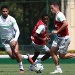 Palmeiras treina com mexidas para encarar Grêmio no Brasileiro