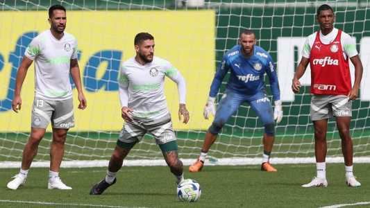 Palmeiras treina de olho em mata-mata da Copa do Brasil contra o São Paulo