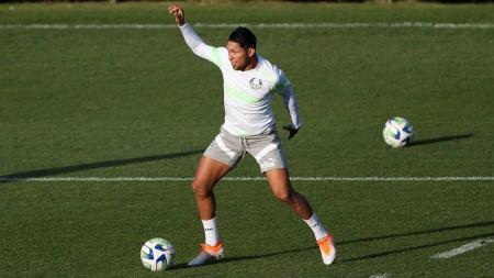 Palmeiras treina e Rony participa com o elenco antes de enfrentar Flamengo