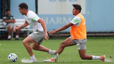 Palmeiras treina no CT do Grêmio antes de folga para o elenco