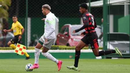 Palmeiras vence o Oeste em jogo-treino na Academia de Futebol
