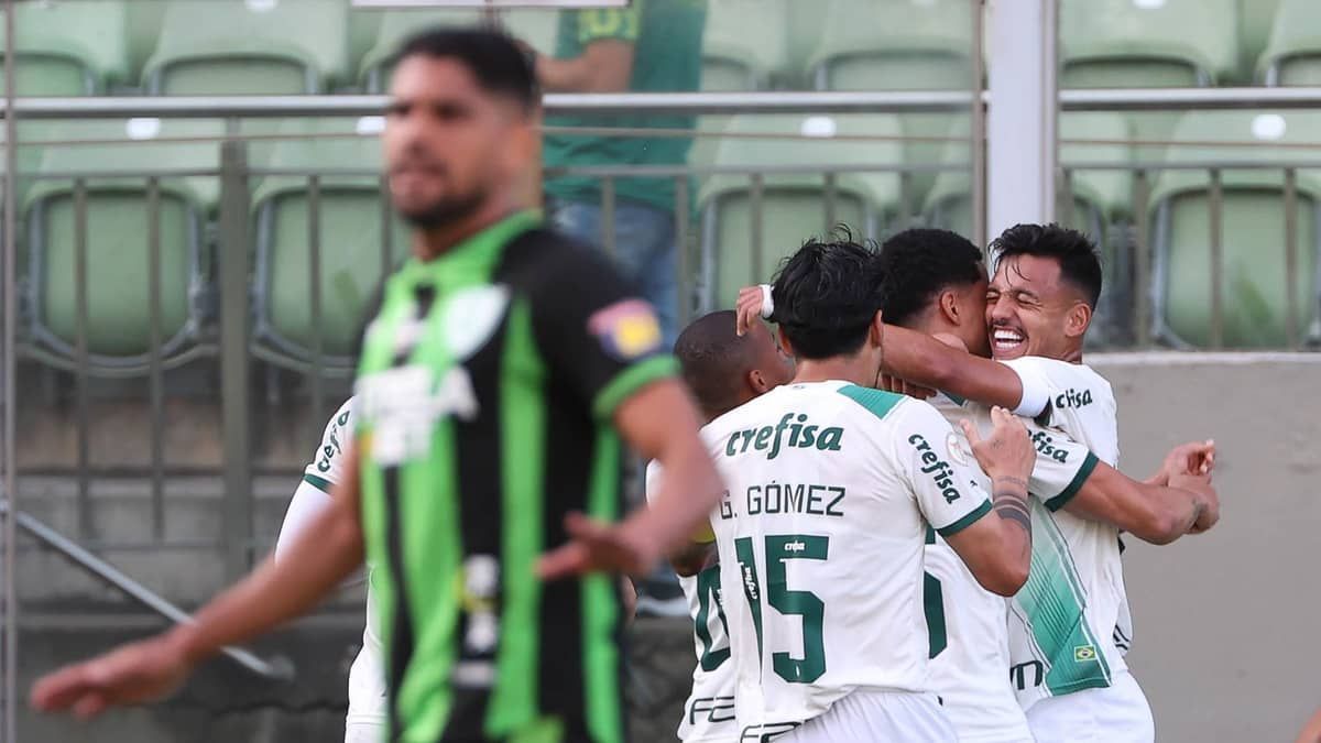 América 1x4 Palmeiras: gols e lances do jogo pelo Brasileirão