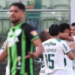América 1x4 Palmeiras: gols e lances do jogo pelo Brasileirão