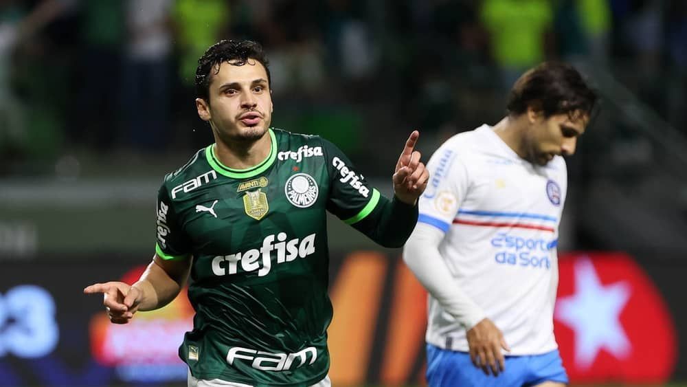 Brasileirão: Palmeiras vence o Bahia em casa e encosta no Botafogo 