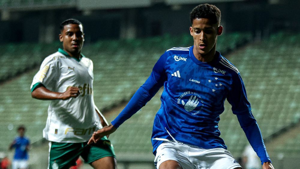 Cruzeiro vacila e cede empate no fim ao Palmeiras na final do Brasileiro Sub-20
