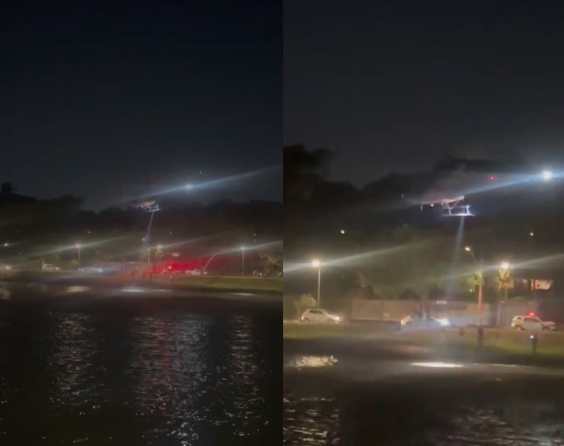Fuga cinematográfica termina em prisão de suspeito dentro da Lagoa da Pampulha, em BH
